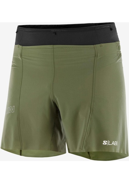 S/lab Sense 6" Erkek Koşu Şortu - Yeşil