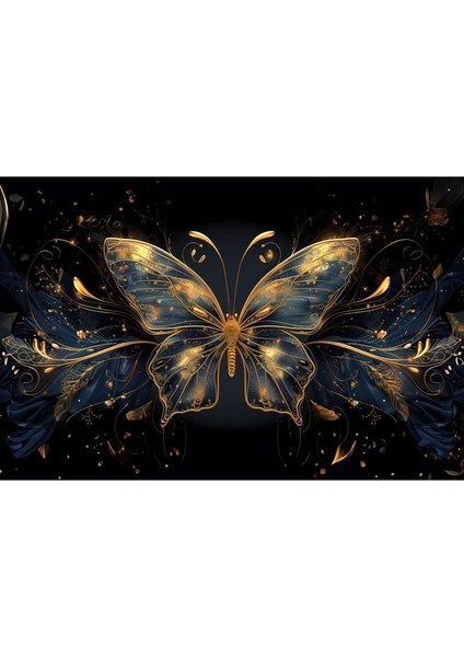Golden Butterfly Kanvas Tablo indirimleri