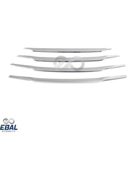 Ford Tourneo Courier Krom Ön Panjur 4 Parça 2014-2017 Model Arası Uyumlu Paslanmaz Çelik fırsatları