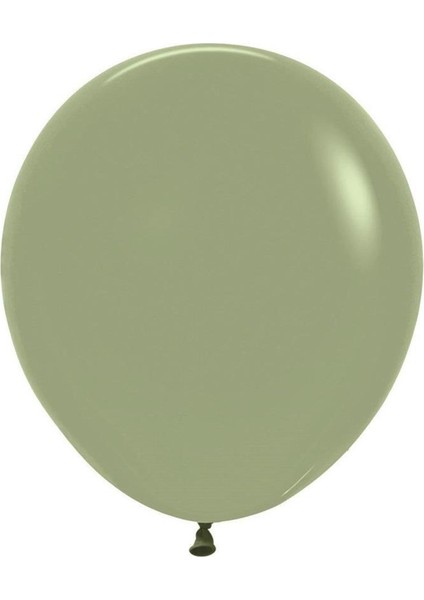 Retro Okaliptüs Deniz Kumu Gold Krom 25 Adet Balon Seti