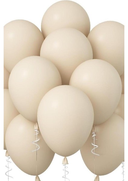 Retro Okaliptüs Deniz Kumu Gold Krom 25 Adet Balon Seti