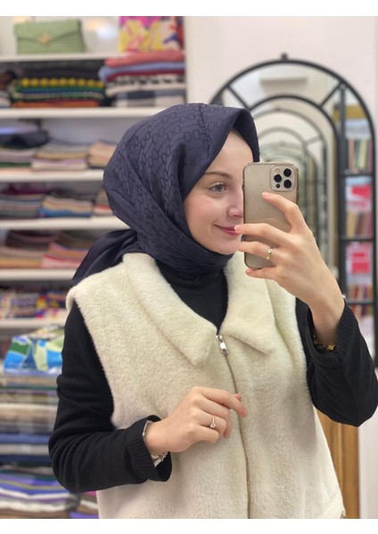 Lacivert Harem Scarf Perla Eşarp
