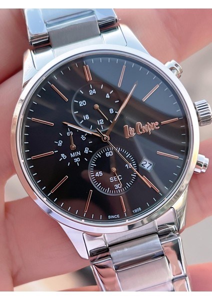 Çelik Kordon 3 Atm Suya Dayanıklı Özel Tasarım Erkek Kol Saati VS.BLKT.0147 fırsatları