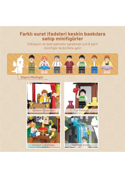 Etkileyici Şehir Serisi – Hong Kong Part 3 (BL21035) – Mini Blok Yapı Oyuncakları Seti