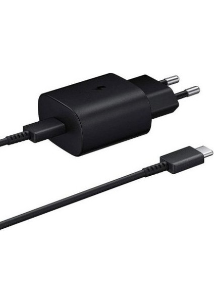 45W Pd Type-C To Type-C (Turbo) Siyah Şarj Aleti