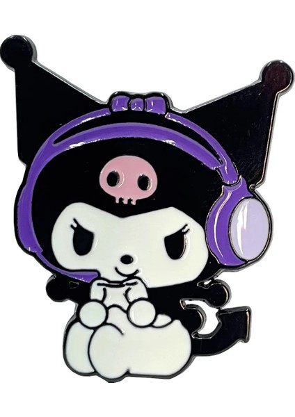 Kuromi Metal Broş