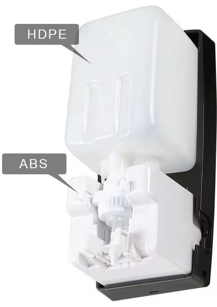 Sensörlü Sıvı Sabunluk Otomatik Fotoselli 1400 ml Büyük Boy Beyaz Pratik Askı Aparatı Pilli