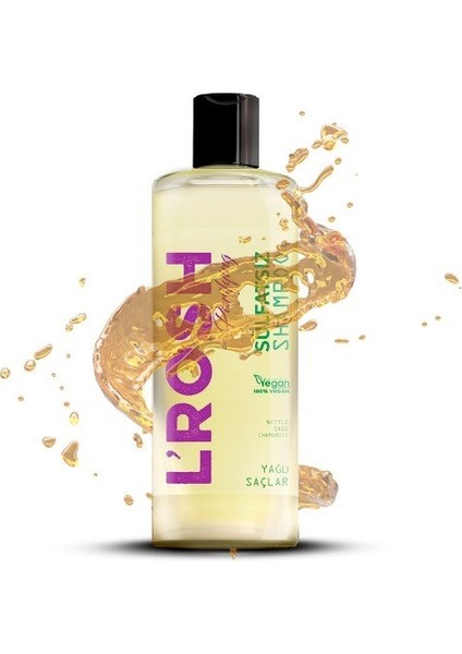 L'rosh Purifiying / Yağlı Saçlar / Sülfatsız Şampuan