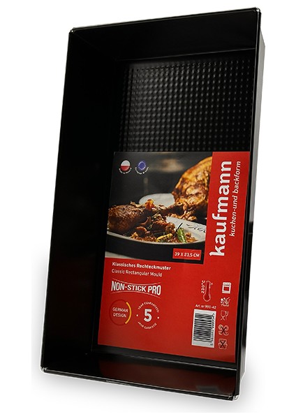 Classic Dikdörtgen Fırın Tepsisi ve Kek Kalıbı 39X23,5X7