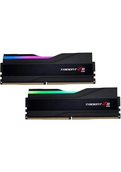 Gskıll 64GB (2x 32GB) Ddr5 6400MHZ CL32 Rgb Dual Kıt Pc Ram Trıdent Z5 F5-6400J3239G32GX2-TZ5RK