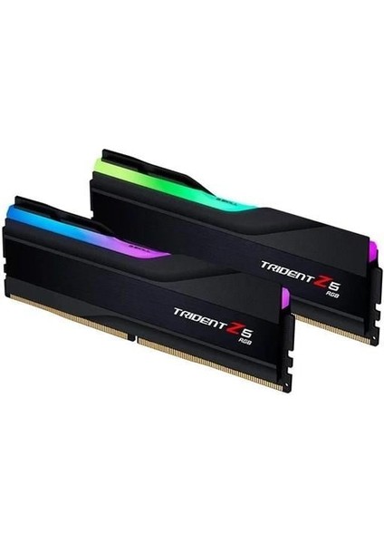 Gskıll 64GB (2x 32GB) Ddr5 6400MHZ CL32 Rgb Dual Kıt Pc Ram Trıdent Z5 F5-6400J3239G32GX2-TZ5RK