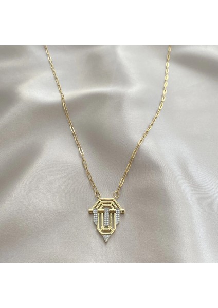 Altın Renk Serenay Leyla Kolye – Şıklığınızı Tamamlayan Gold Bijuteri Kolye! fiyatları