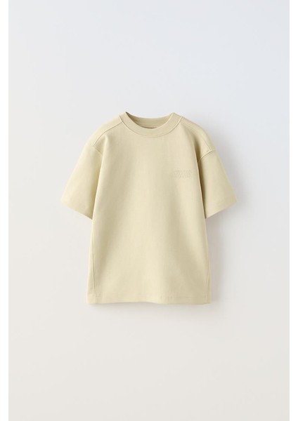 Unisex Çocuk Yazlık Oversize Tişört ve Cepli Şort Alt-Üst Takım