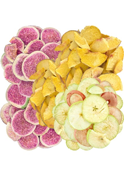 Freeze Dried Kuru Meyve 3'lü Klasik Meyve Seti