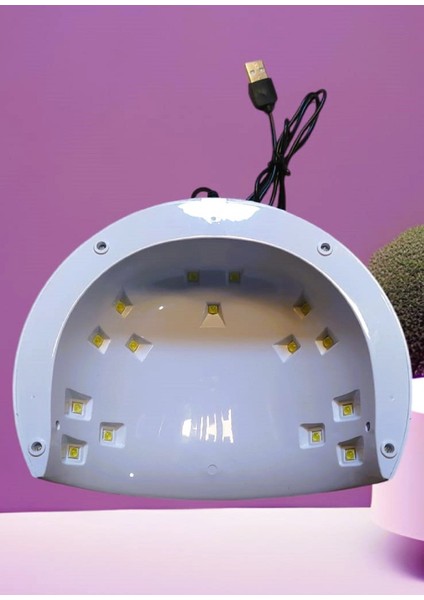 Uv Kalıcı Oje Jel Tırnak Kurutucu Fototerapi Makinesi 45W (Normal Oje Kurutmaz)