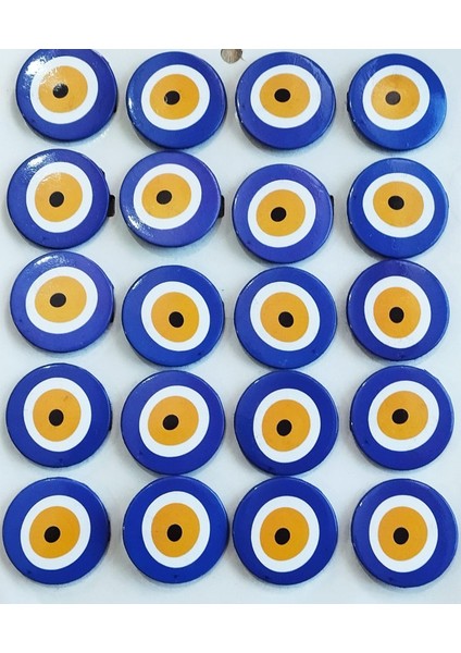 20 Adet Nazar Boncuğu Yaka Rozeti