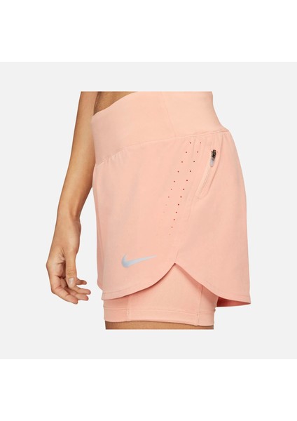 Dri Fit Eclipse 2-In-1 Running Kadın Taytlı Pembe Koşu Şort CZ9540-824