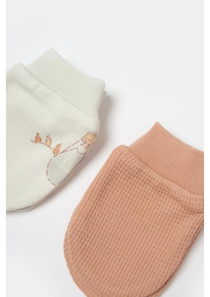 Bibaby Biorganic Teach Me 2'li Bebe Eldiven 72240 Red