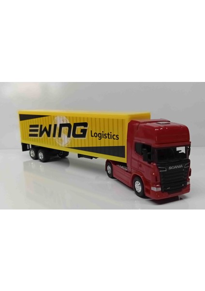 1:64 Ölçek Scania V8 R730 Dorseli Tır// Küçük Boy Ürün