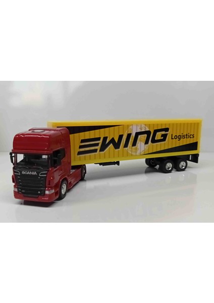 1:64 Ölçek Scania V8 R730 Dorseli Tır// Küçük Boy Ürün modelleri