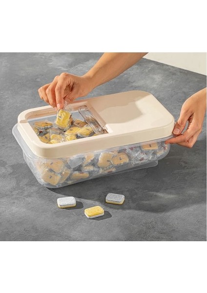 Avlar Store 5 Litre Kayar Sürgülü Kapaklı Çok Amaçlı Tahıl Mama Bakliyat Un Erzak Saklama Kabı (1 Adet)