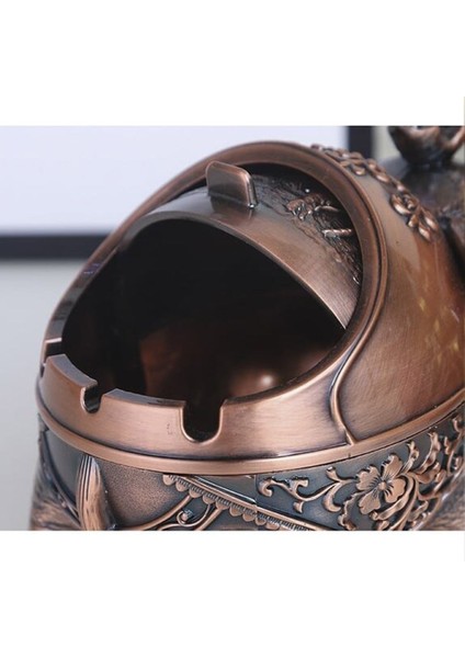 Dekoratif Kapaklı Metal Fil Figürlü Küllük 12*16 cm fiyatları