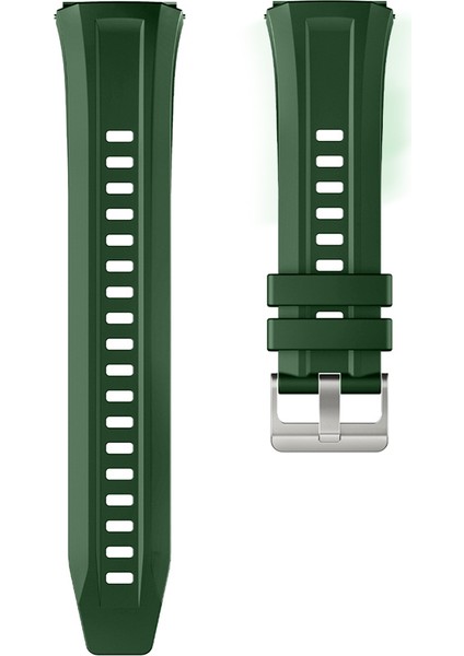 Huawei Watch Gt5 Pro 46MM Ile Tam Uyumlu Kordon Metal Tokalı Yumuşak Silikon Kordon Kayış fırsatları