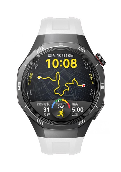 Huawei Watch Gt5 Pro 46MM Ile Tam Uyumlu Kordon Metal Tokalı Yumuşak Silikon Kordon Kayış modelleri