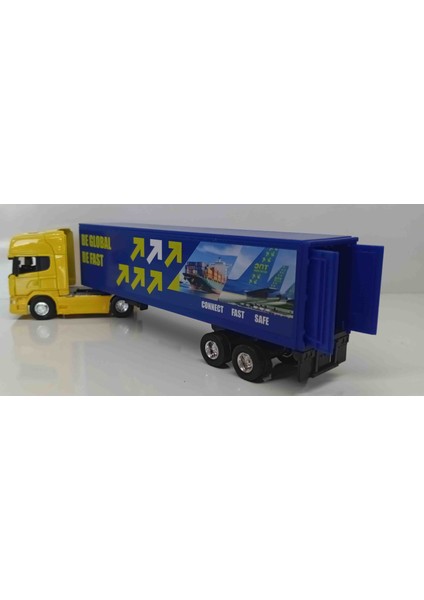 Kinsmart 1:64 Ölçek Scania V8 R730 Dorseli Tır/// Küçük Boy Ürün fiyatları