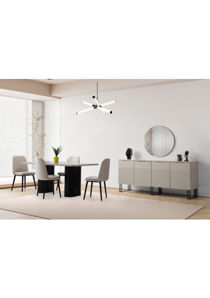 Ren Yemek Odası Takımı Mdf