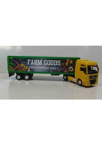 1:64 Ölçek Man Tgx Xxl Dorseli Tır// Küçük Boy