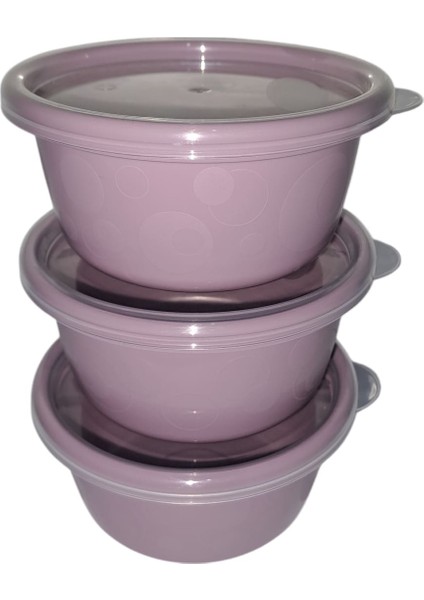 Tick Tock Hava Sızdırmaz Saklama Kabı 3'lü Set 3X250 ml Pudra