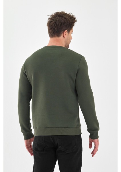 Erkek Şardonlu Sıfır Yaka Sweat fırsatları