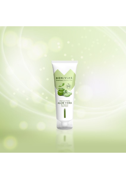 Aleovera Nemlendirici Ve Yatıştırıcı El Kremi % 99 Aloevera