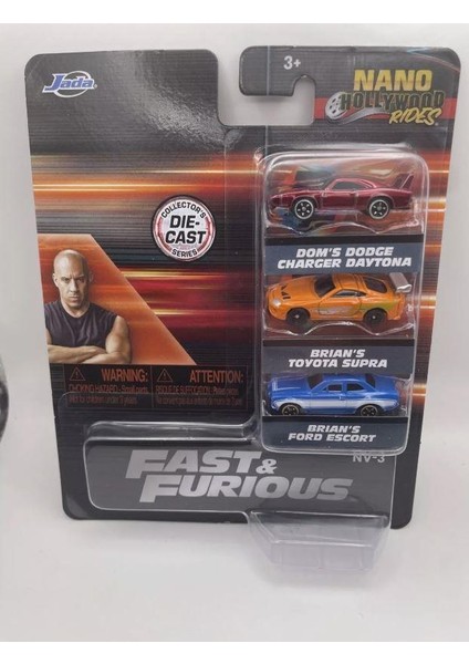 Nano Hollywood Rides Fast And Furious Nv-3 Model Araba