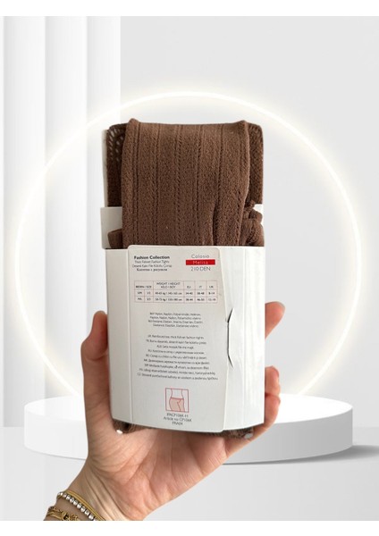 Penti Colosio Melisa 210 Den Soğan Kabuğu Renginde Kalın File Külotlu Çorap indirimleri