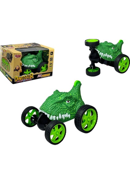 Uzaktan Kumandalı Işıklı Dinozor Araba