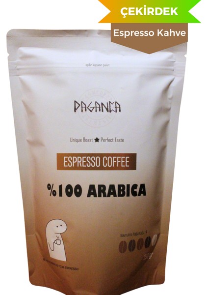 Espresso Arabica Çekirdek Kahve 250gr