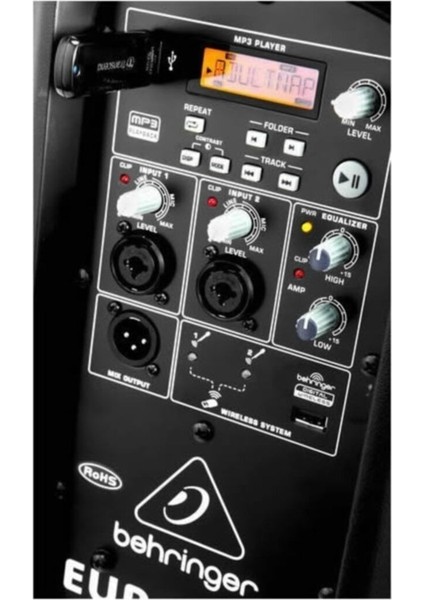 Behrınger Eurolıve B115MP3 / Aktif Hoparlör
