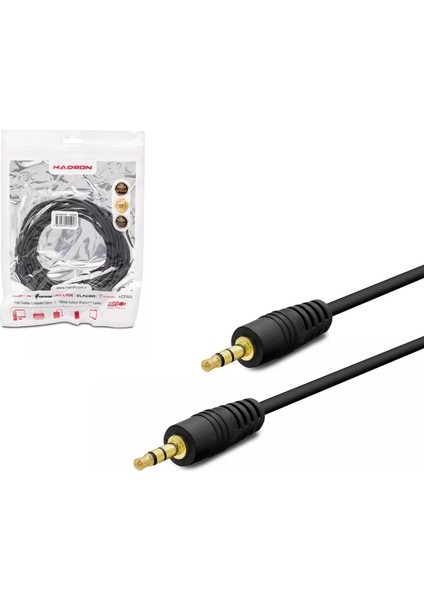 Aux Kablosu Gold 3.5mm 3mt Hadron HDX-1030
