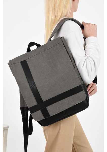 Kadın Sırt Çantası 35*22 cm Kanvas Kumaş Laptop Bölmeli Business Sırt Çantası Okul Çantası Mega Bag fiyatları