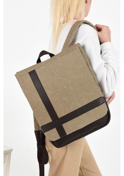 Kadın Sırt Çantası 35*22 cm Kanvas Kumaş Laptop Bölmeli Business Sırt Çantası Okul Çantası Mega Bag fiyatları
