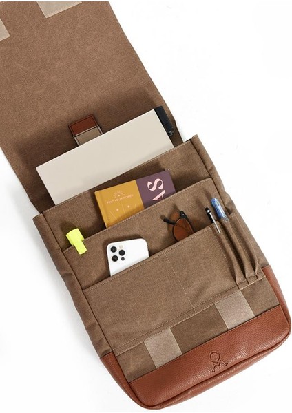 Kadın Sırt Çantası 35*22 cm Kanvas Kumaş Laptop Bölmeli Business Sırt Çantası Okul Çantası Mega Bag indirimleri