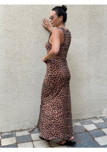 LEOPAR DESEN HALTER ATLET indirimleri