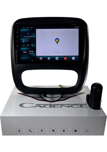 Traffic-Vivaro 2014-2021 Cadence R15 (Dvr Kayıt Cihazı Hediye) Pro Oem Multimedia
