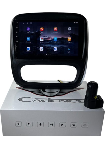 Traffic-Vivaro 2014-2021 Cadence R15 (Dvr Kayıt Cihazı Hediye) Pro Oem Multimedia
