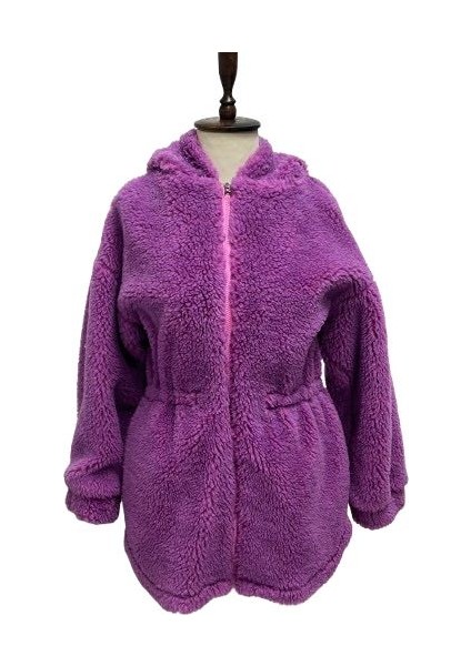 Bavıo Pembe Peluş Mont
