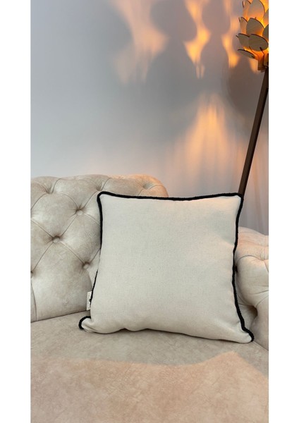 Pamuklu Keten Sade Kırlent Kılıfı 1 Adet 43 x 43 cm fırsatları