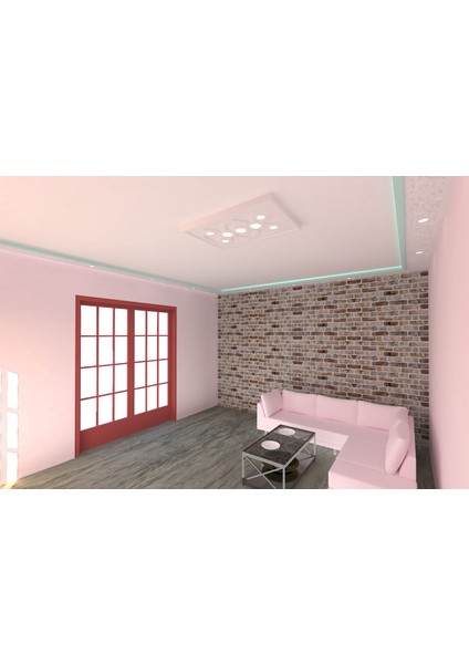 Tavan Spot Göbek KENARLI-KARE-23-90X60 modelleri