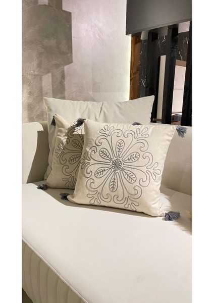Buldan Nakışlı Kırlent Kılıfı 1 Adet 43 x 43 cm fırsatları